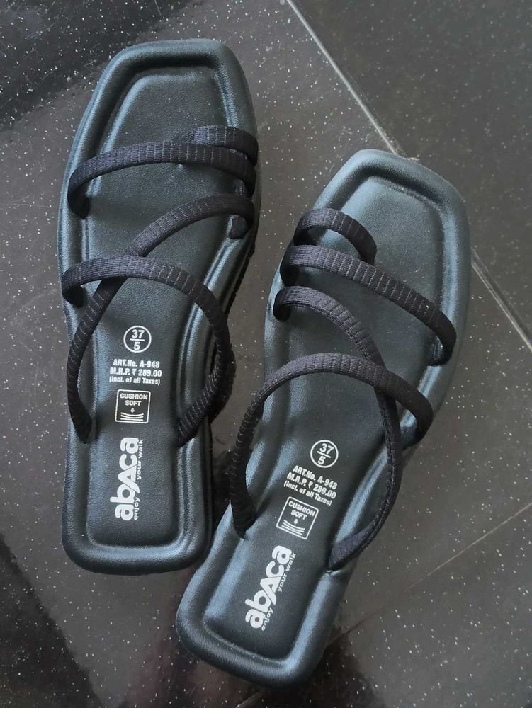 Abaca Black Flipflops