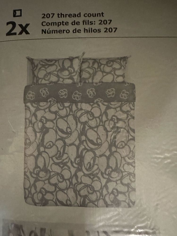🛏️ IKEA KLANGLILJA Duvet Cover Set (Full/Queen)