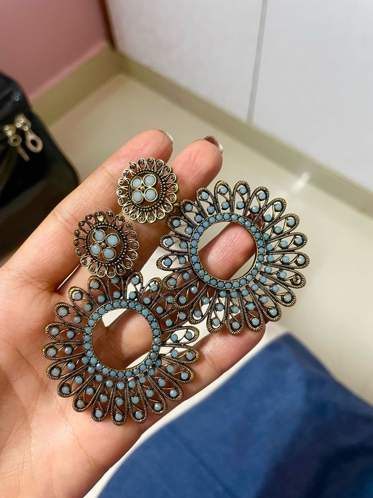 Boho Chic Earrings &amp; Ring Combo