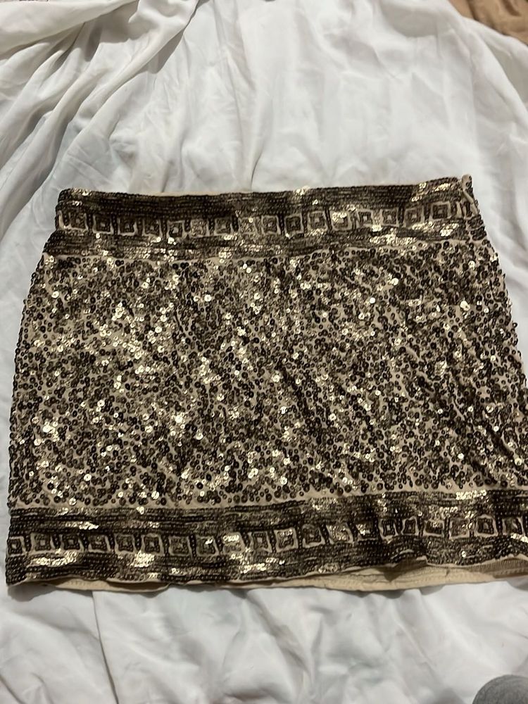 Embedded Sequel Mini Skirt