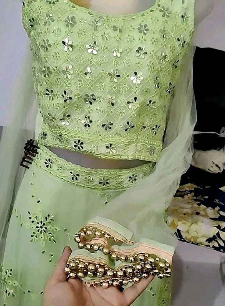 One Time Used Lahenga Choli..