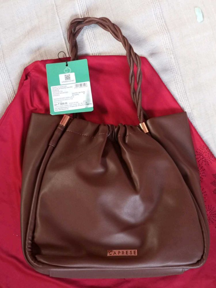 Caprese Orignal Choco Brown Satchel Bag