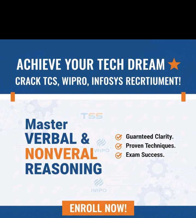 Crack SSC, TCS, INFOSYS, CAPGEMINI.