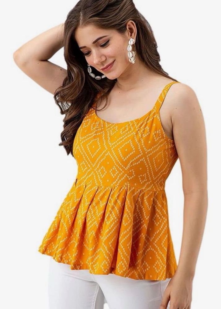 Yellow Bandej Top