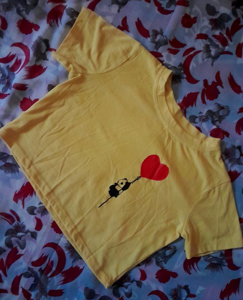 Love Panda Crop Top