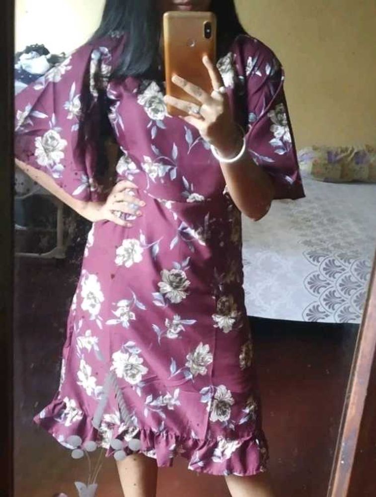 Fancy Maroon Dress