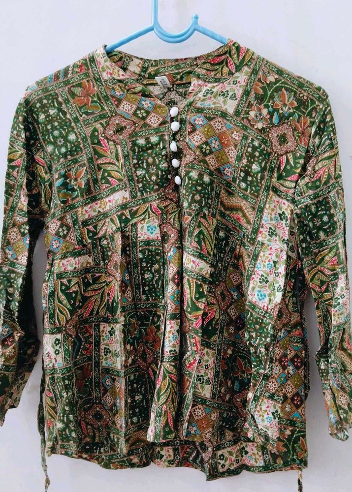 Boho Print Top