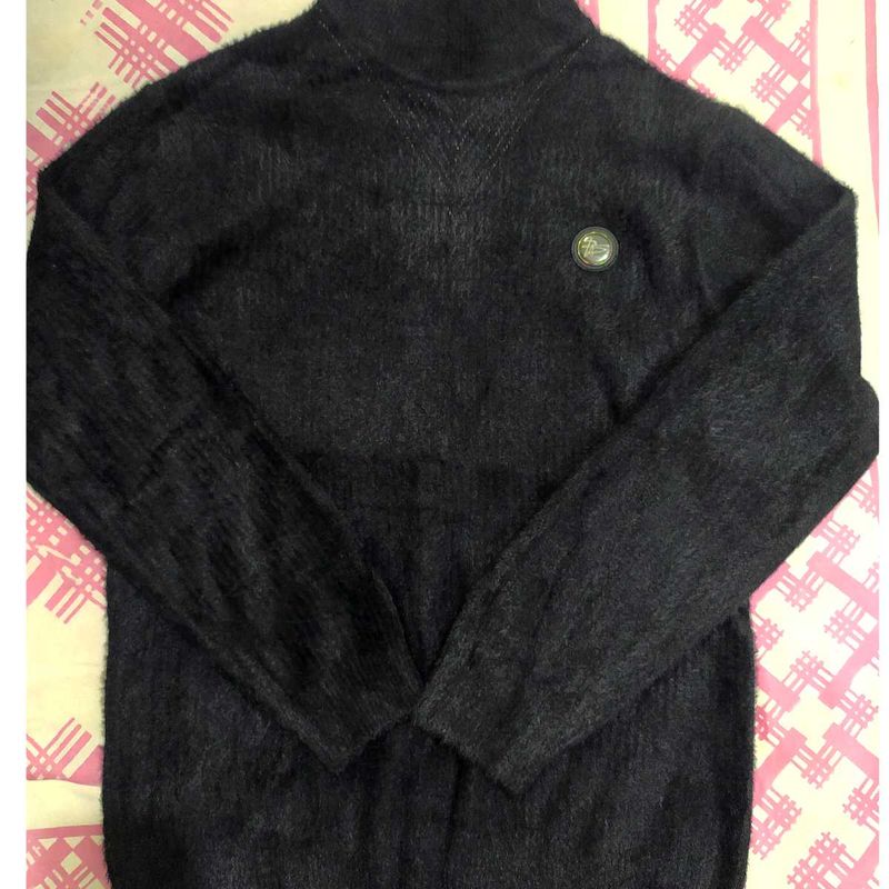 Cozy Black Knit Sweater