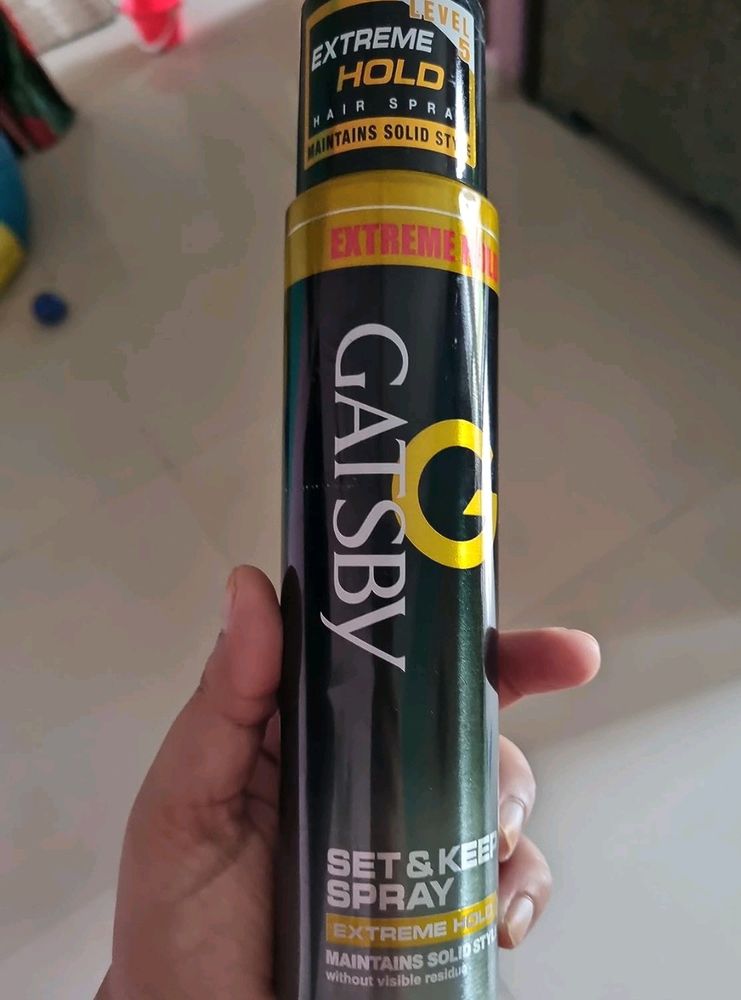 Gatsby Set &amp; Keep Hair Spray - Extreme Hold, 250ml