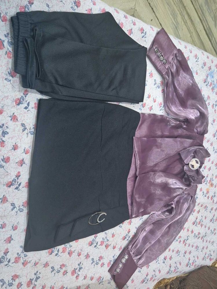 Chic Purple Co-ord Set