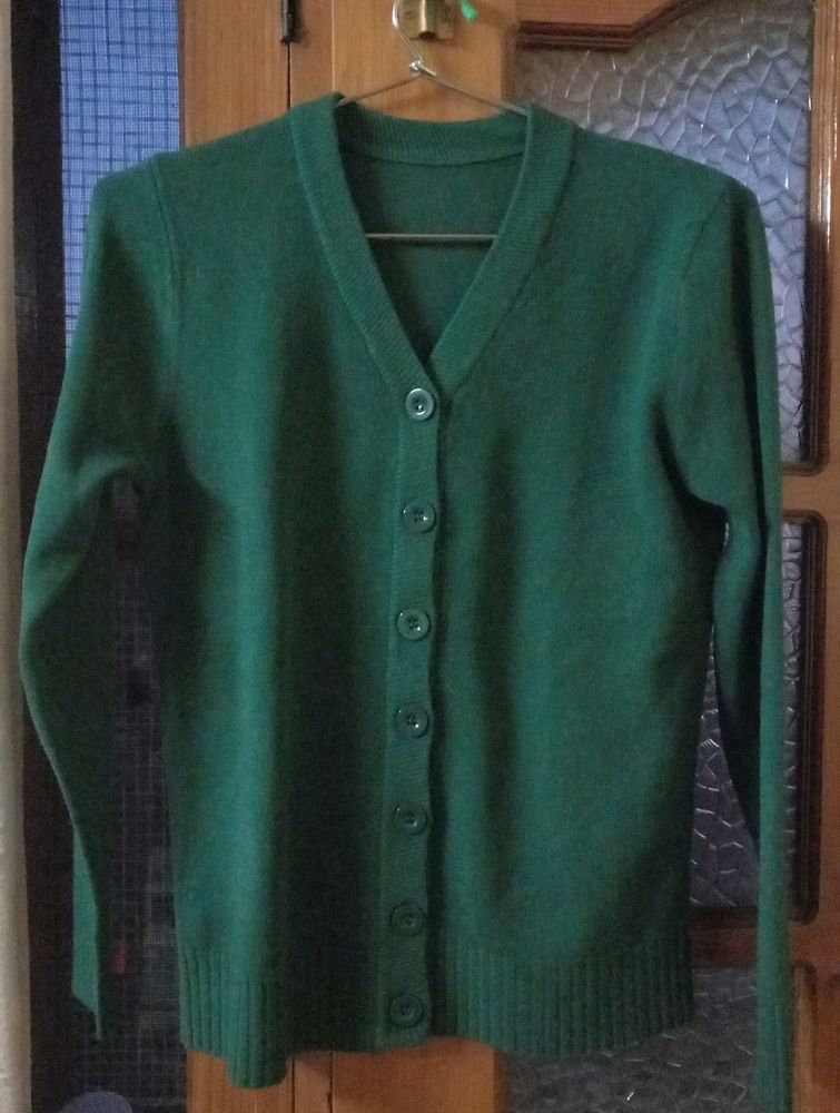 Green Cardigan