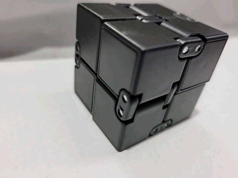 Shivsoft Fidget Infinity Black Cube Heavy