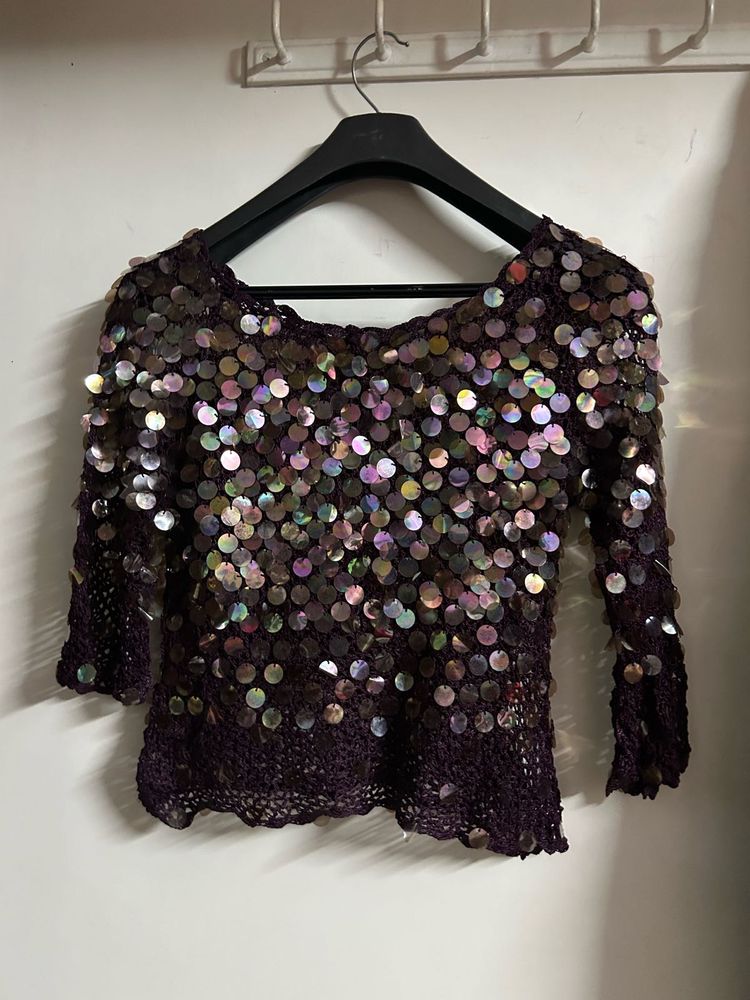 Sequin Embellished Top