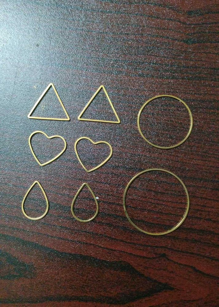 Bezel In Heart , Triangle , Circle , Drop Shape