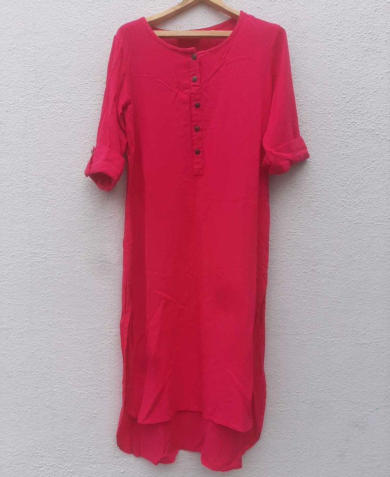 Dark Pink Kurti