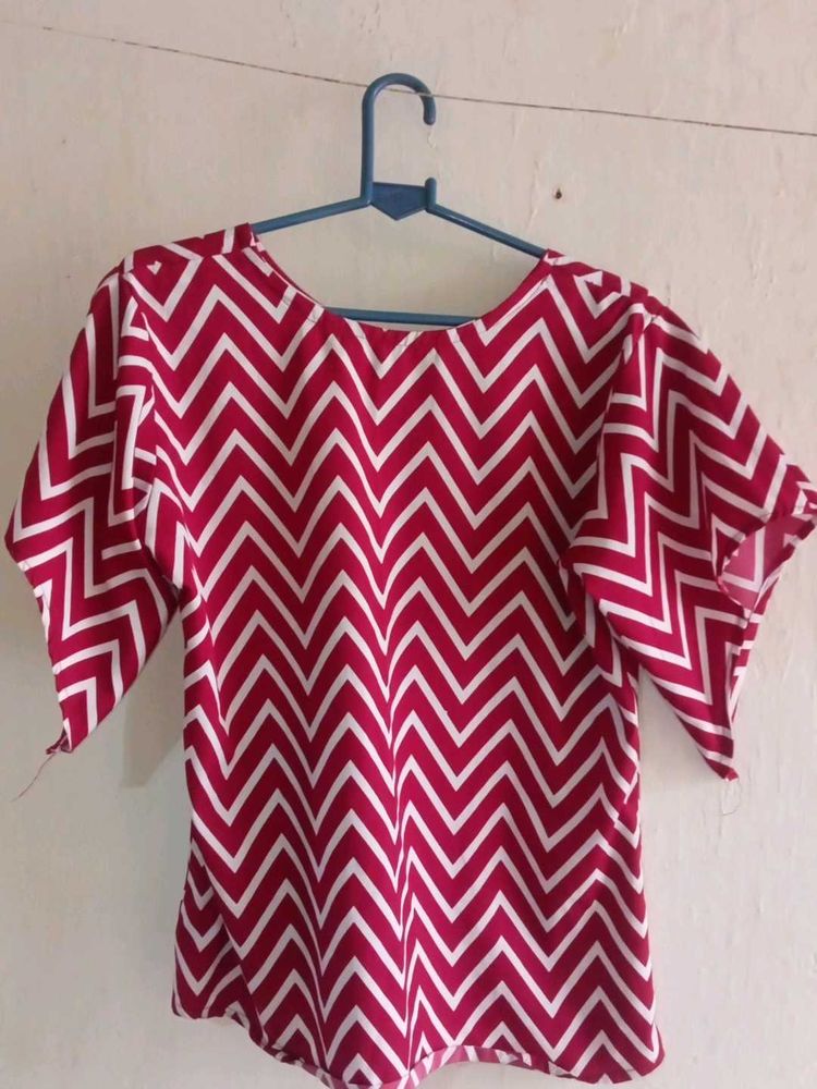 Red Stylish Top