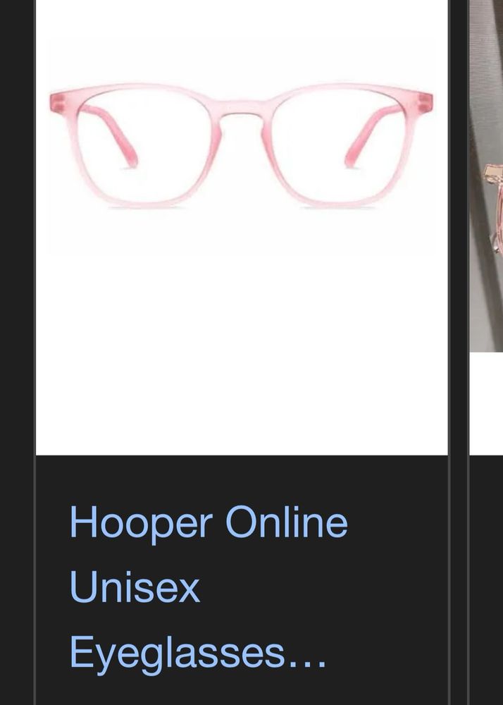 Pink Framed Eyeglasses