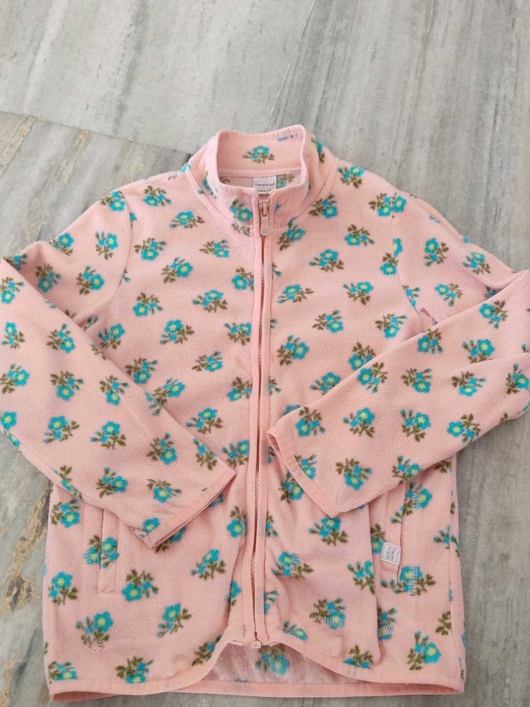 Floral Fleece Jacket