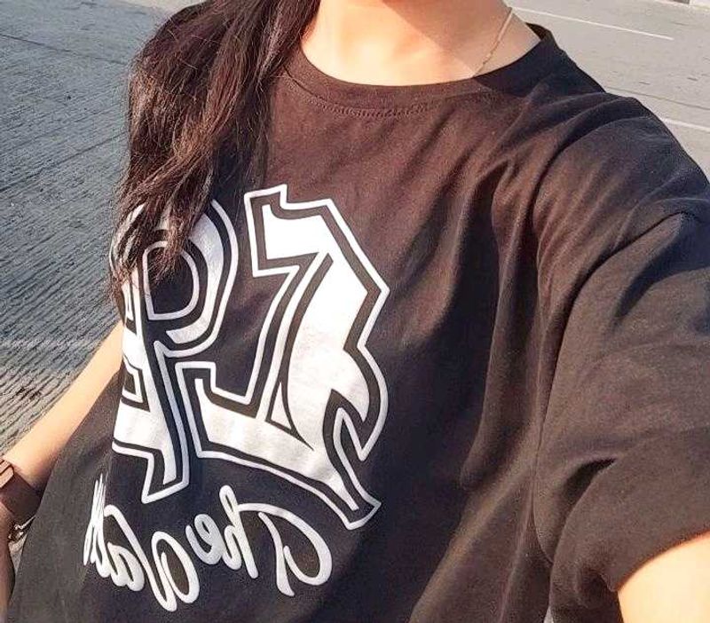 Black Oversized Tshirt For Women