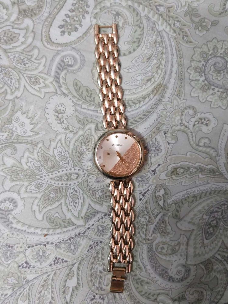 Guess Rose Gold Watch