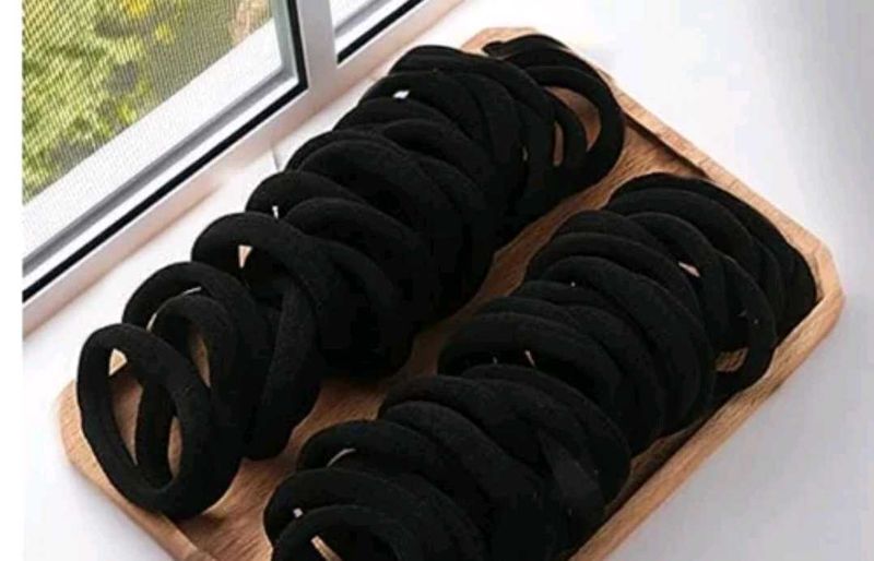 Black Hair Ties - Bulk Pack
