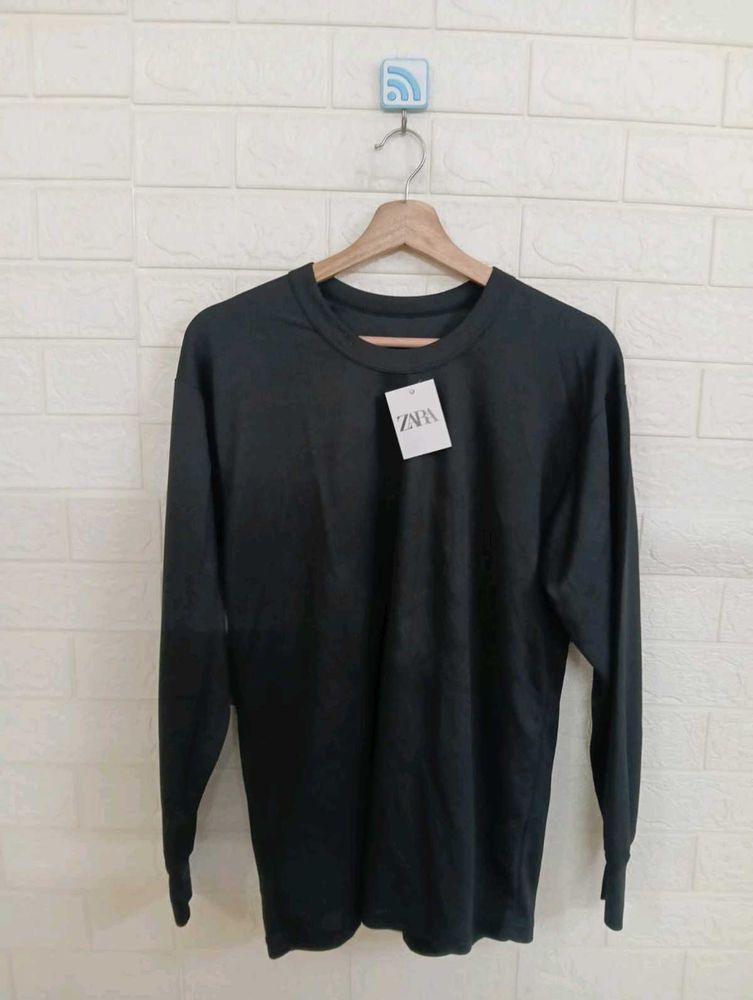 Zara Black Long Sleeve Shirt