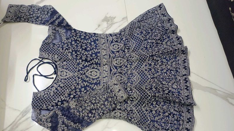 Royal Blue Gorgeous Up Down Sharara Set