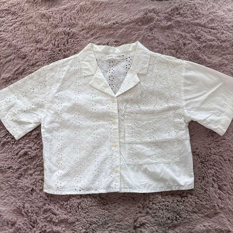 Zara Cropped Shirt