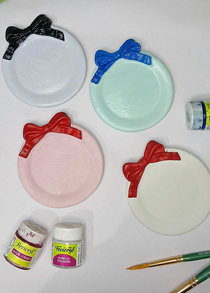 Handcrafted Decorative bow trinket Plate