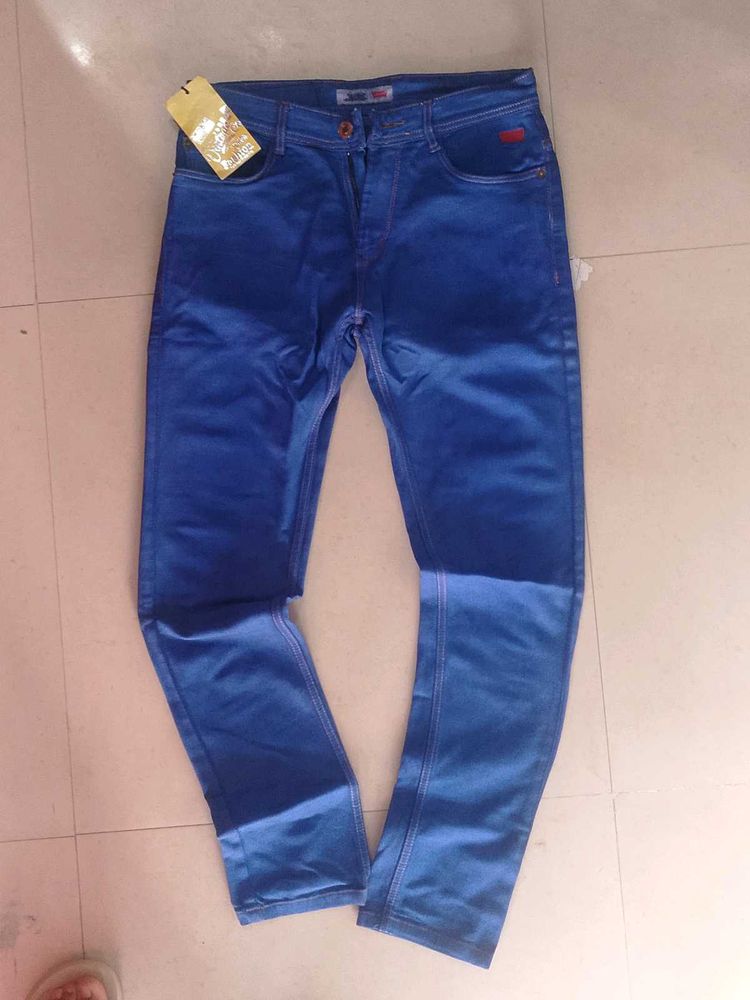 Narrow Blue Denim