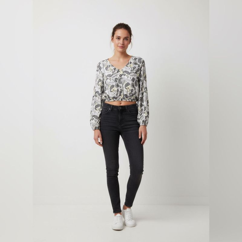 Paisley Crop Top