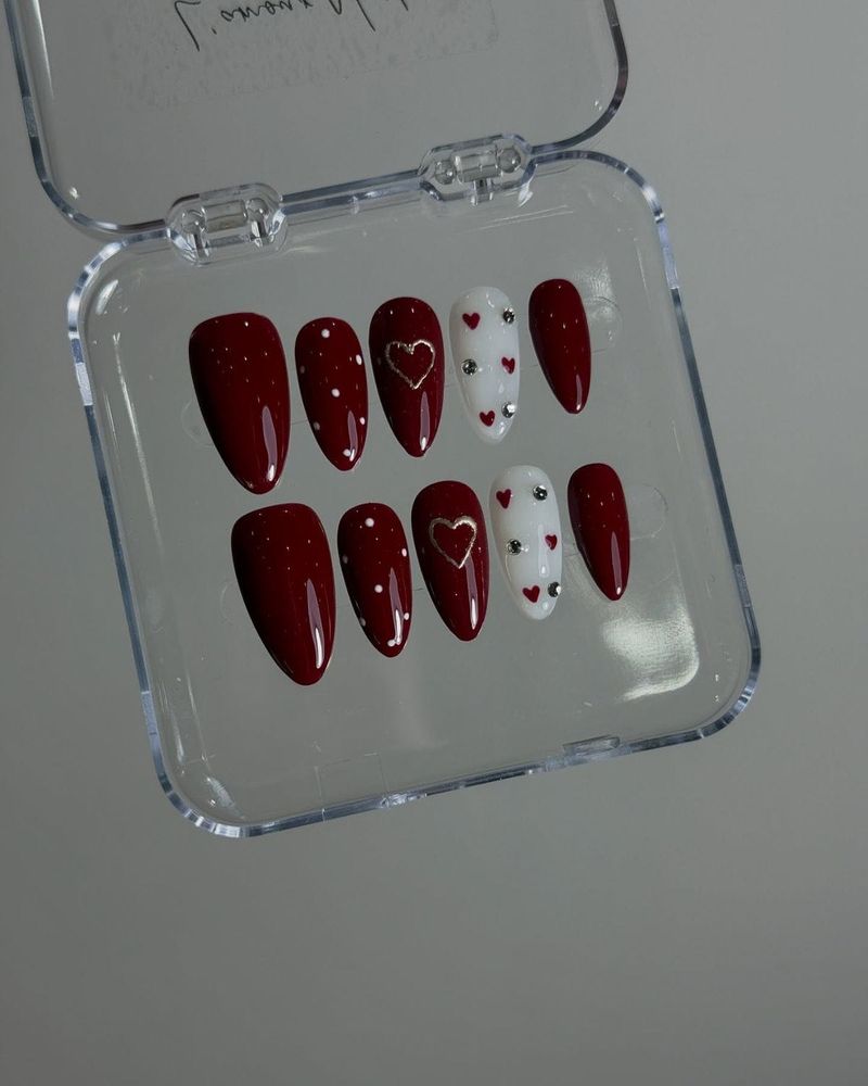 Red Heart Press-On Nails