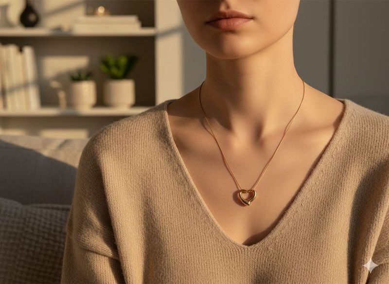 Waterproof | Heart Pendant Necklace