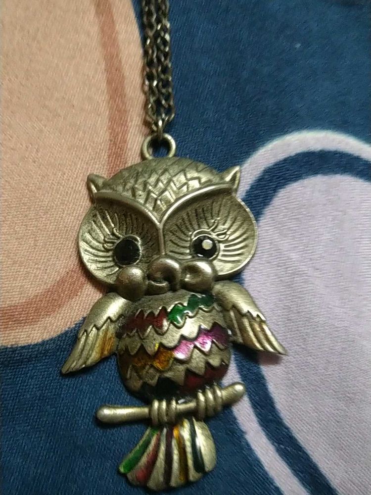 Trendy Owl Necklace
