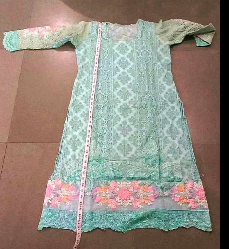 Beautiful Green Embroidered Salwar Suit