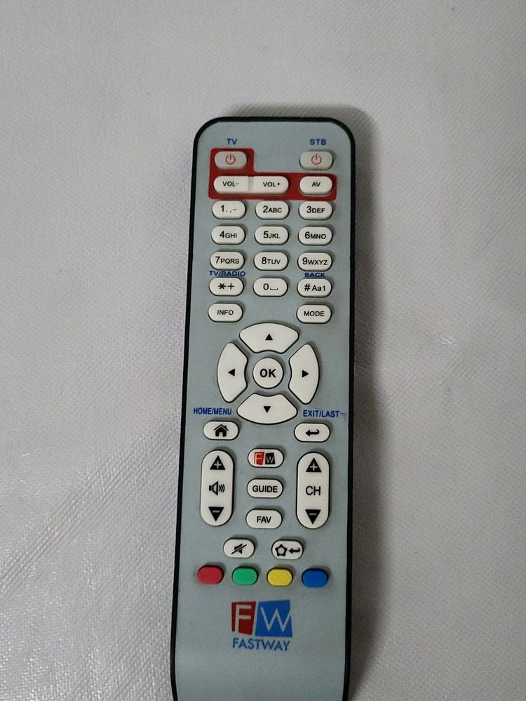 🎊 Working Condition Fastway Setupbox Remote