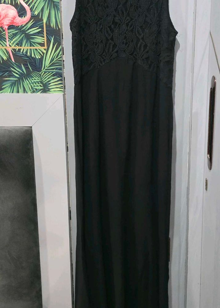 Elegant Black Lace Dress