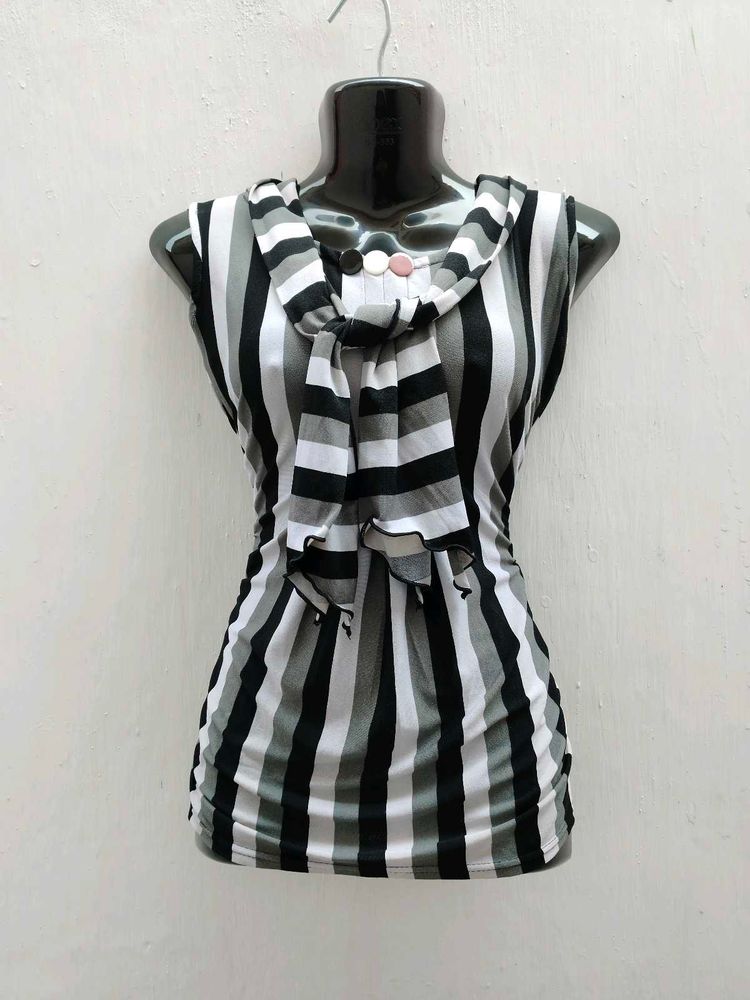 Brand New TieUp Neck Top