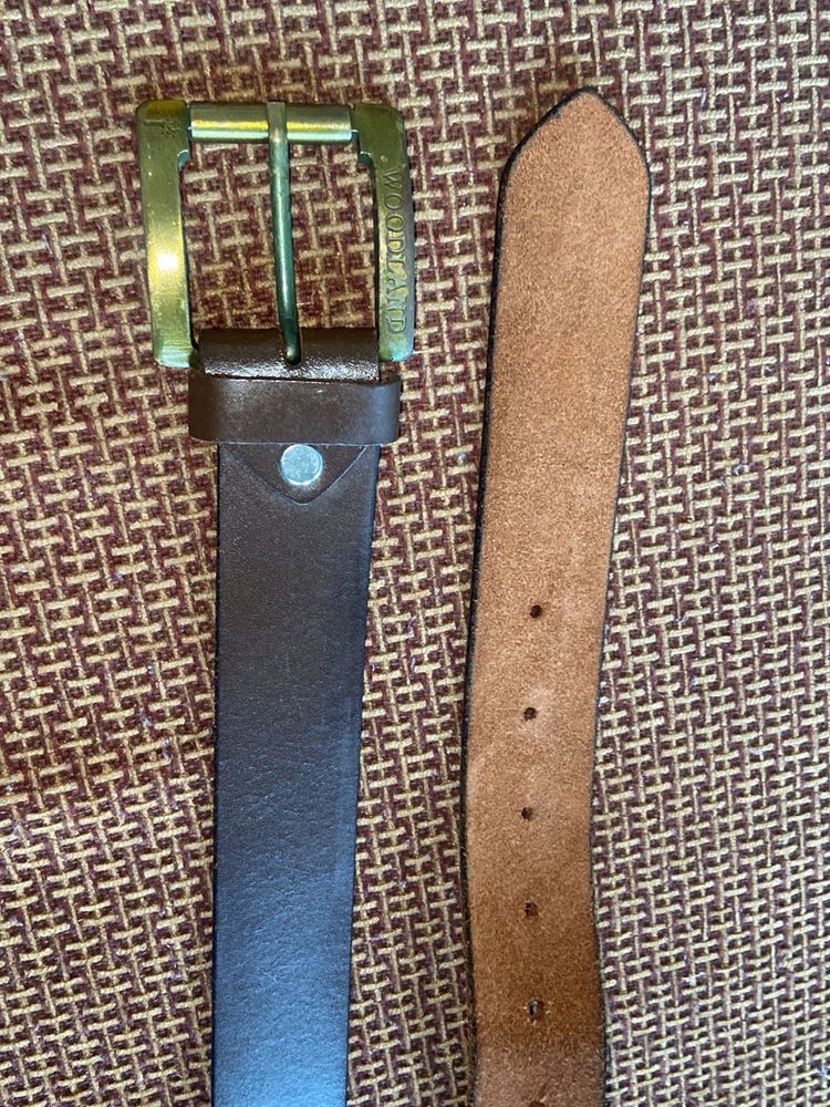 Woodrock Leather Belt