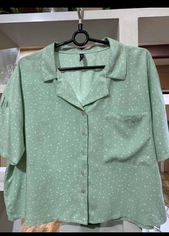 Rio Oversize Crop Shirt