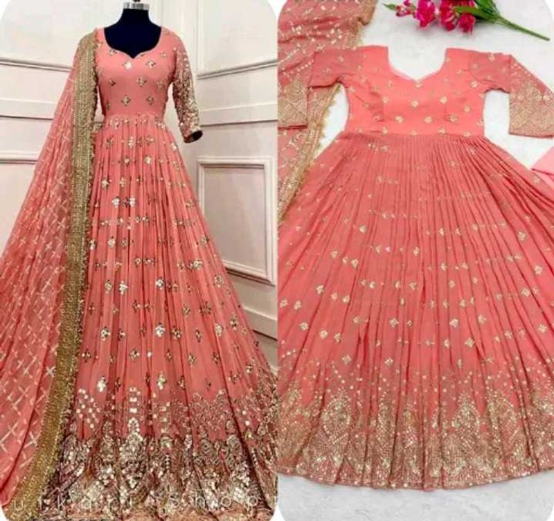 Beautiful 3 Piece Suit Set Anarkali