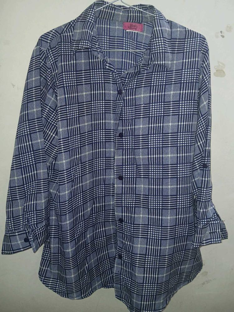 Blue Flannel Shirt