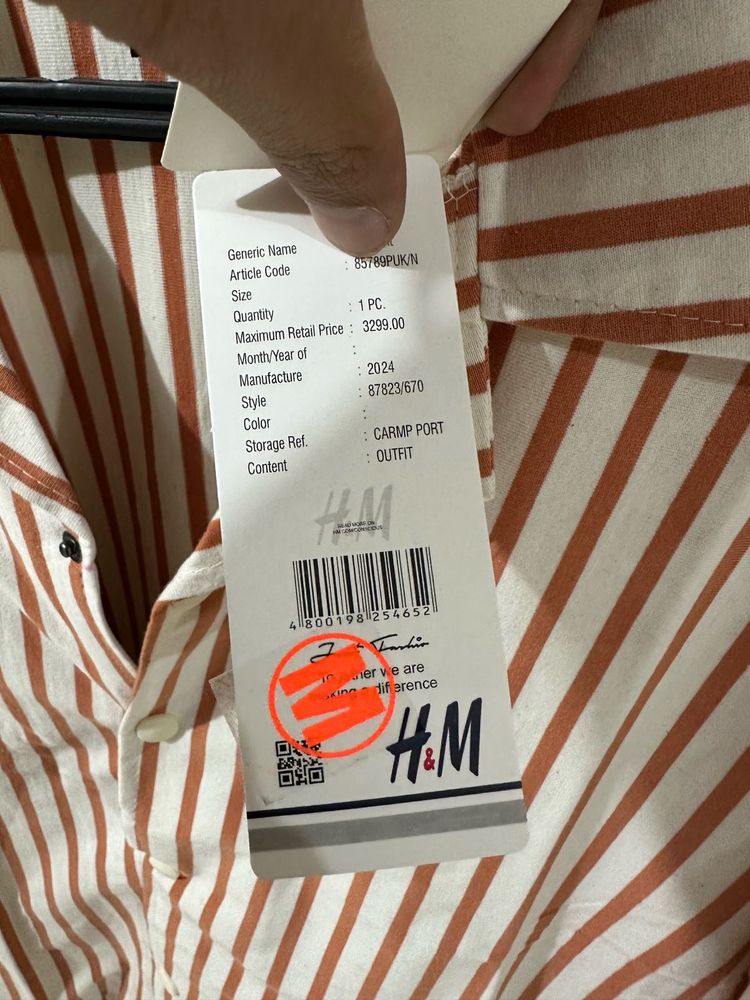 Full Baggy pure Cotton Shirt m To Xxl Size