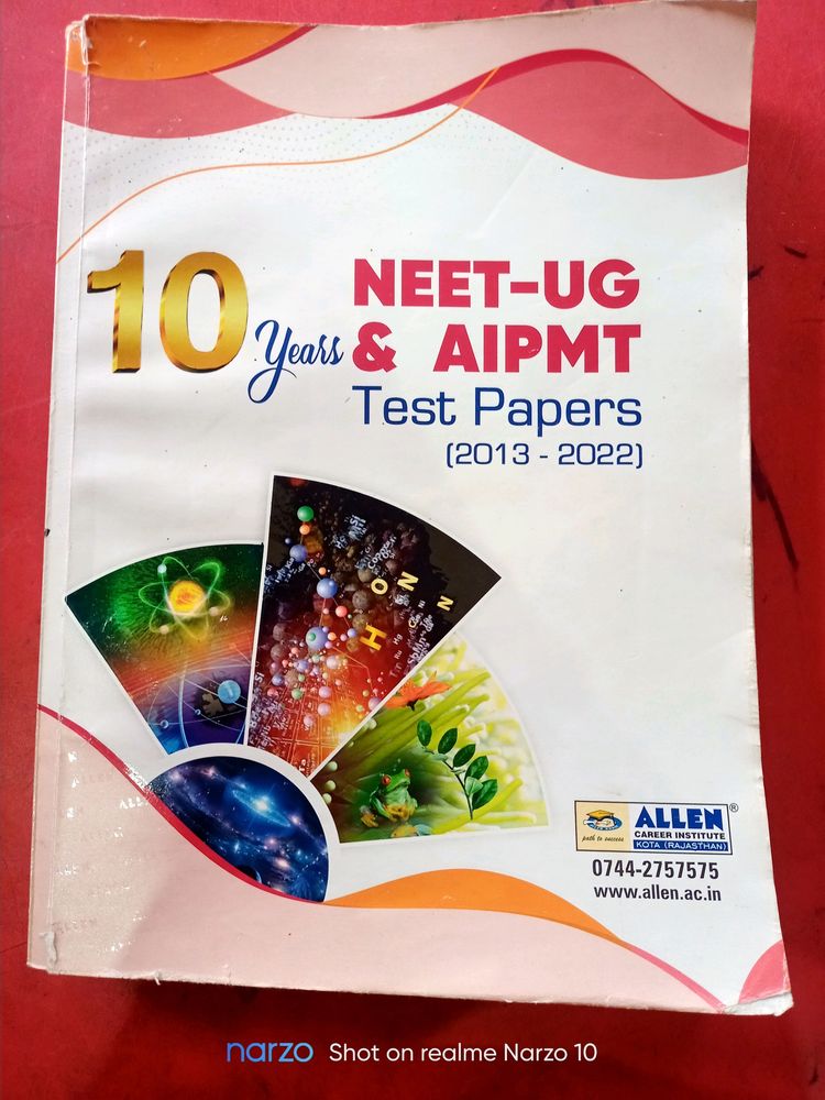 10 Years Test Papers For Neet