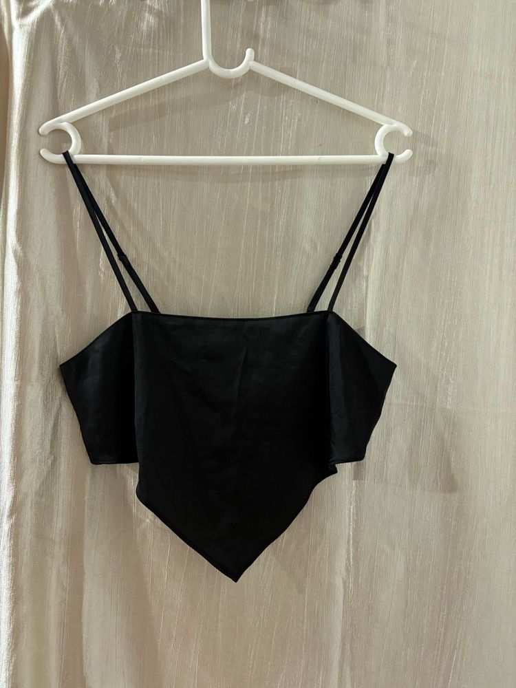 Black Cami Crop Top