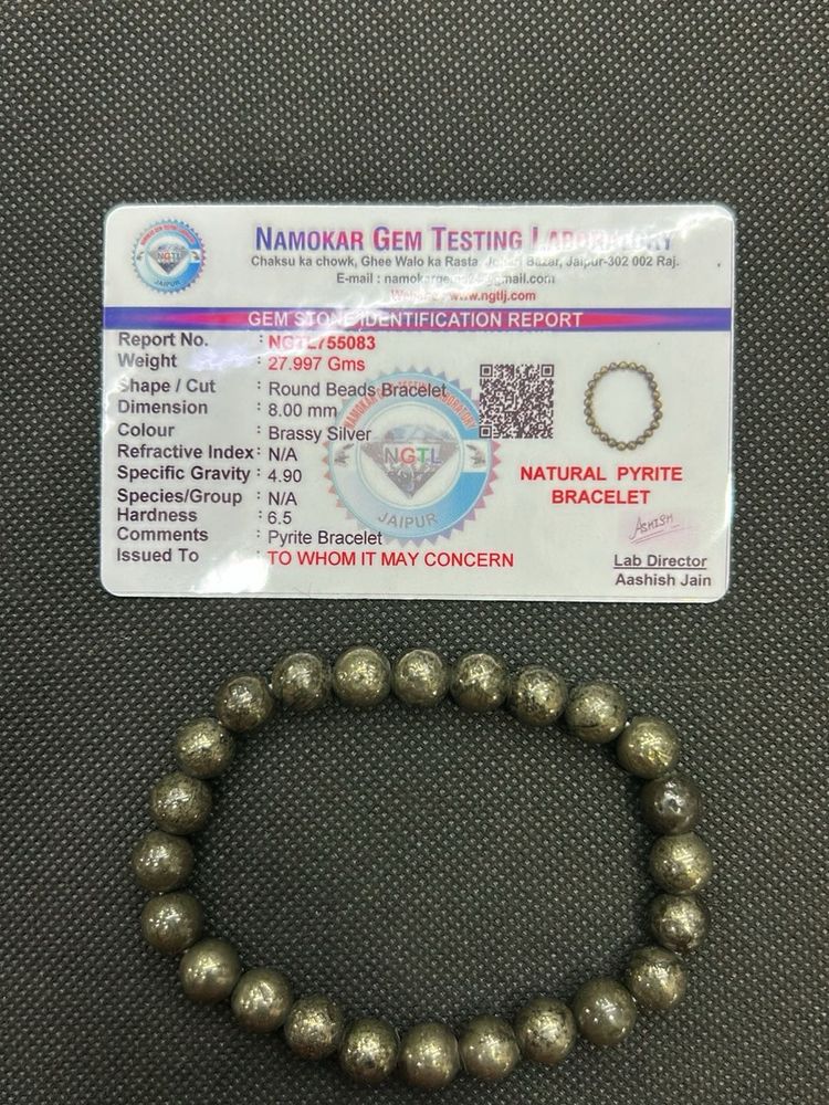 Natural Pyrite Bracelet