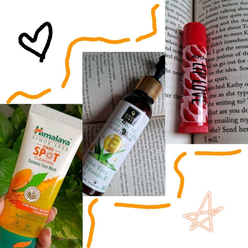 Facewash+night Cream+lipbalm COMBO✨️🌻🌞