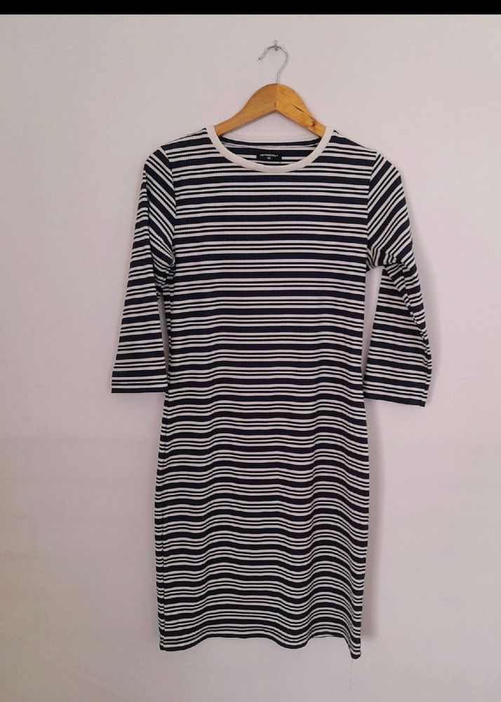 Blue Striped Dress