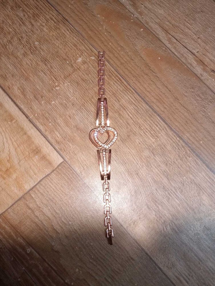 Rose Gold Heart Bracelet