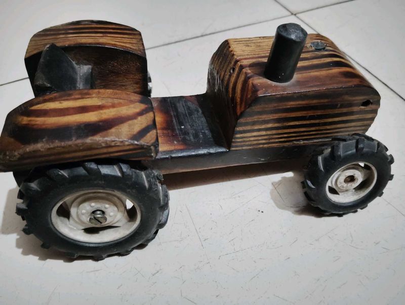 Wooden Toy Tractor